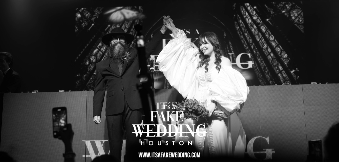 Fake Wedding Houston flyer