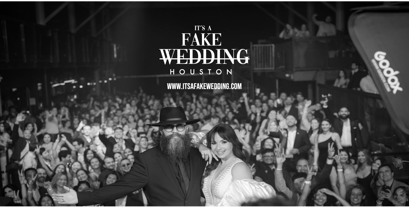 Fake Wedding Houston flyer