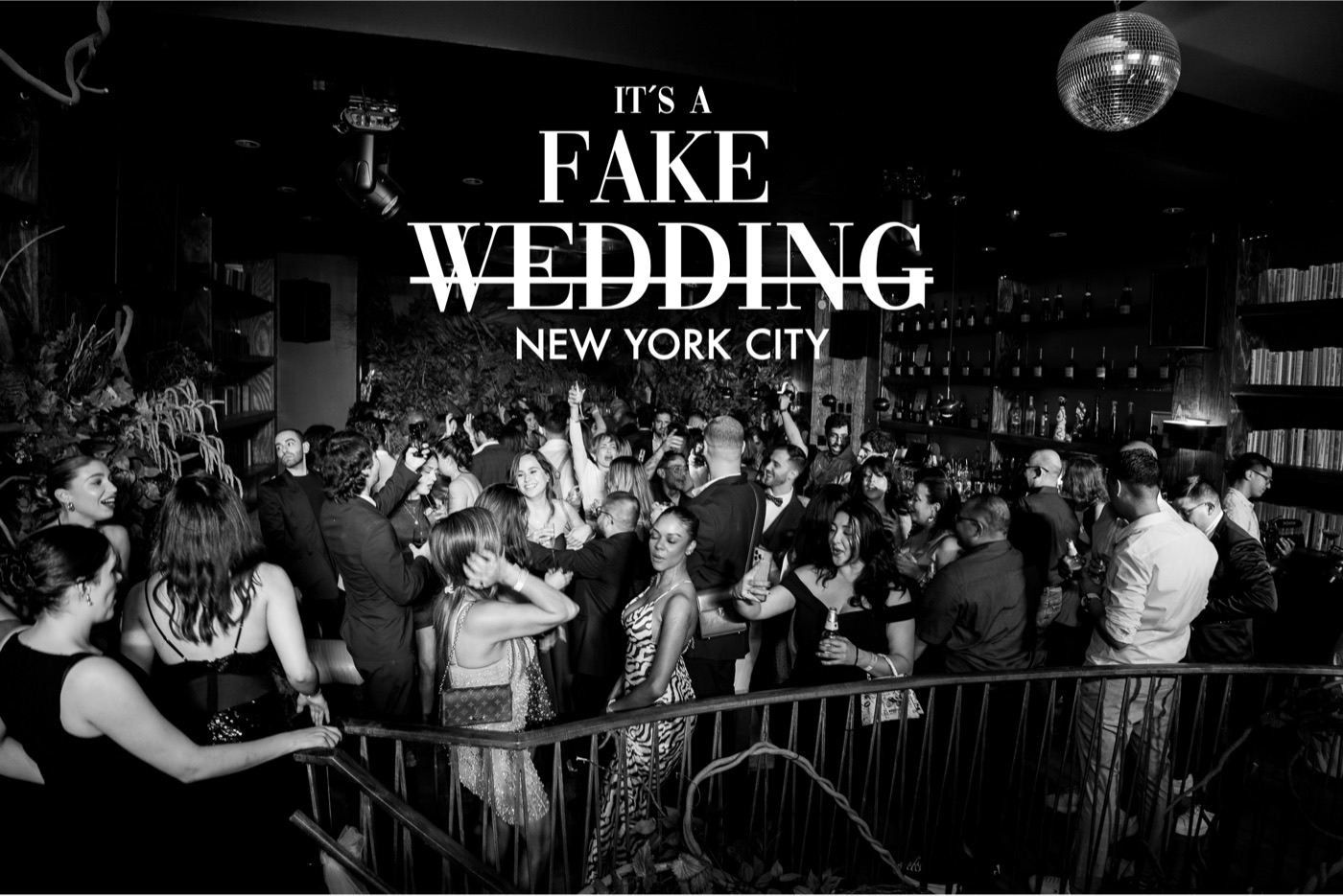 Fake Wedding New York City flyer