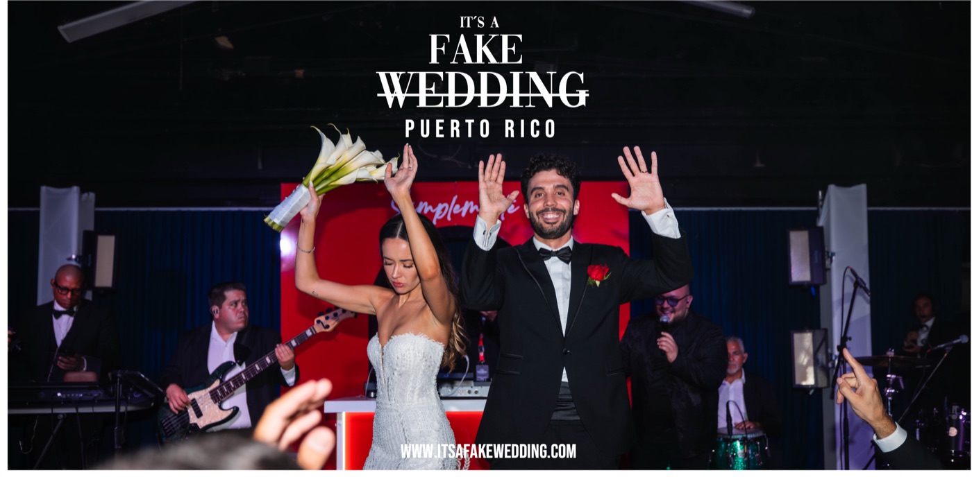 Fake Wedding Puerto Rico flyer